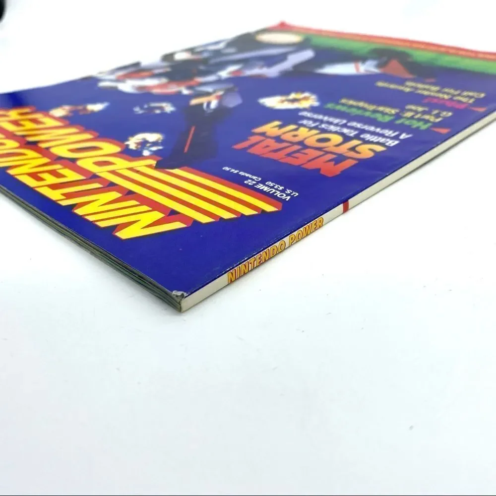 Nintendo Power Magazine #22 Metal Storm With Battletoads Poster March 1991